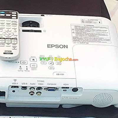EPSON ProjectorModel name:  EB-x31Has  :  Bag&Remote Hardware interface: VGA, USB, HDMILa